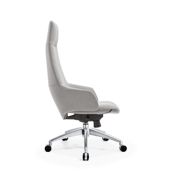 Кресло руководителя TopChairs Bow в ткани серый