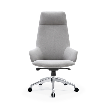 Кресло руководителя TopChairs Bow в ткани серый