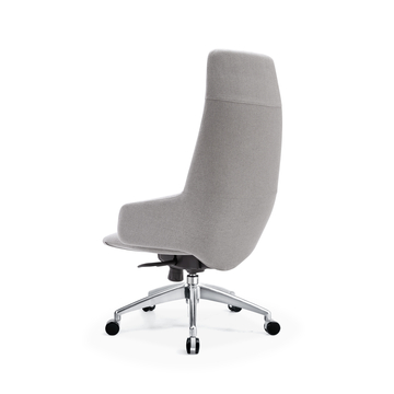 Кресло руководителя TopChairs Bow в ткани серый