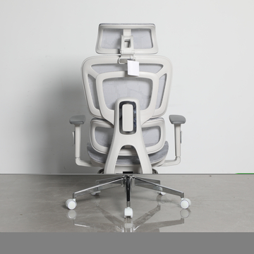 Кресло офисное TopChairs Nimbus белая сетка белый пластик