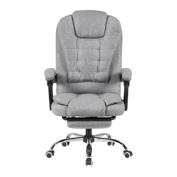 Кресло руководителя TopChairs President NEW серое в ткани
