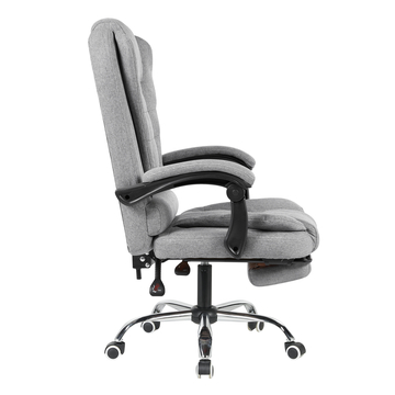 Кресло руководителя TopChairs President NEW серое в ткани