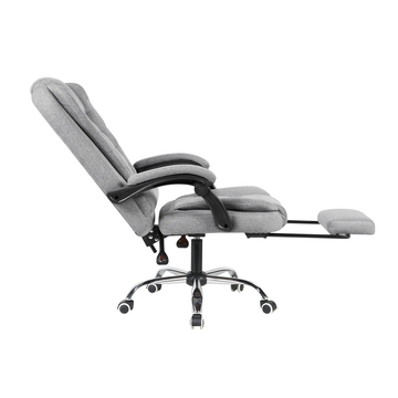 Кресло руководителя TopChairs President NEW серое в ткани