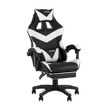 Кресло спортивное TopChairs MG-7019 черно-белый