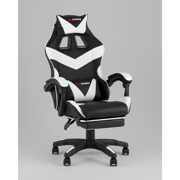 Кресло спортивное TopChairs MG-7019 черно-белый