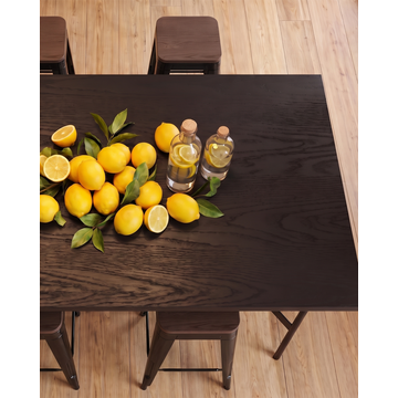 Стол барный Knobb 120*60 черный