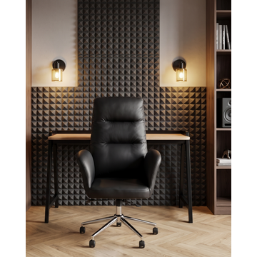 Кресло руководителя TopChairs Solid черный
