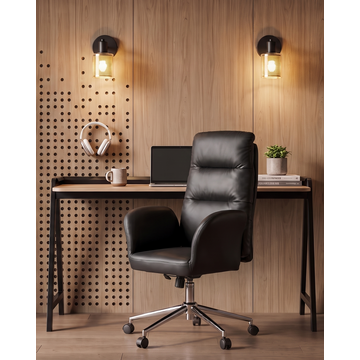 Кресло руководителя TopChairs Solid черный