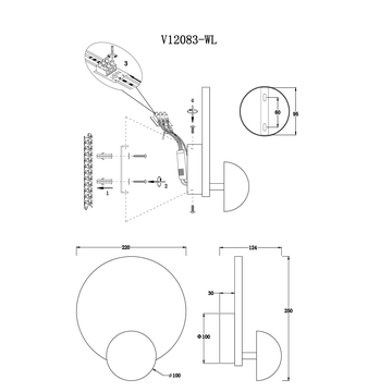 Светильник настенный светодиодный Moderli V12083-WL Сэнд