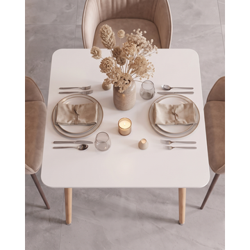 Стол Oslo Square 80х80 см белый