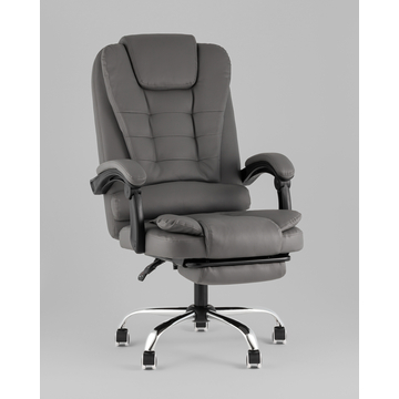 Кресло руководителя TopChairs President NEW серое