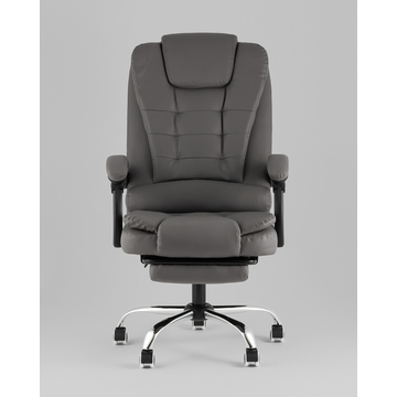 Кресло руководителя TopChairs President NEW серое
