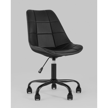 Стул офисный Гирос экокожа черный