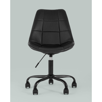 Стул офисный Гирос экокожа черный