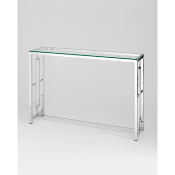 Консольный столик БРУКЛИН 115*30 серебро