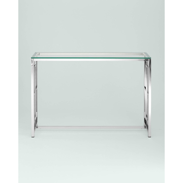 Консольный столик БРУКЛИН 115*30 серебро