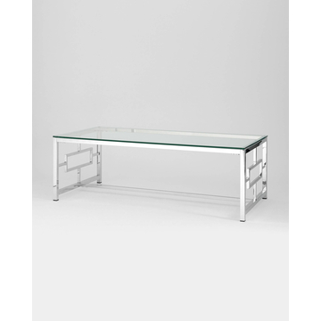 Журнальный стол 120*60 БРУКЛИН серебро