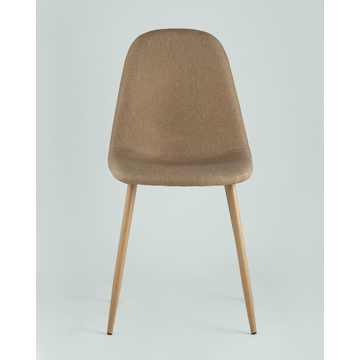 Обеденная группа стол Target 80*80, 4 стула Валенсия бежевый