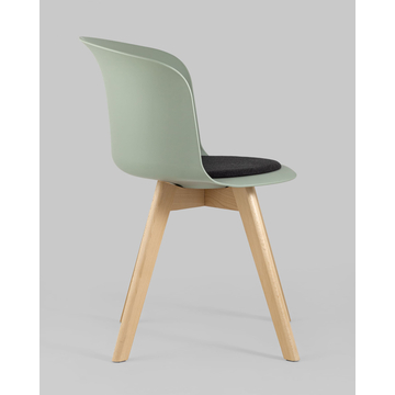 Стул Blossom с подушкой серо-зеленый