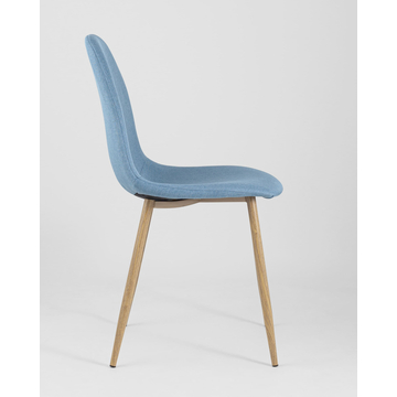 Обеденная группа стол Target 80*80, 4 стула Валенсия голубой