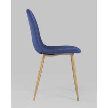 Обеденная группа стол Target 80*80, 4 стула Валенсия темно-синий