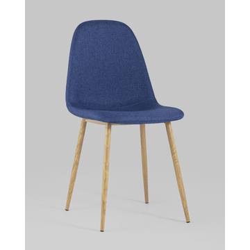 Обеденная группа стол Target 80*80, 4 стула Валенсия темно-синий