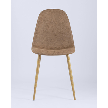 Обеденная группа стол Target 80*80, 4 стула Валенсия винтаж коричневый