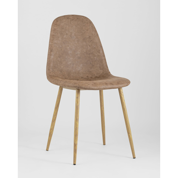 Обеденная группа стол Target 80*80, 4 стула Валенсия винтаж коричневый