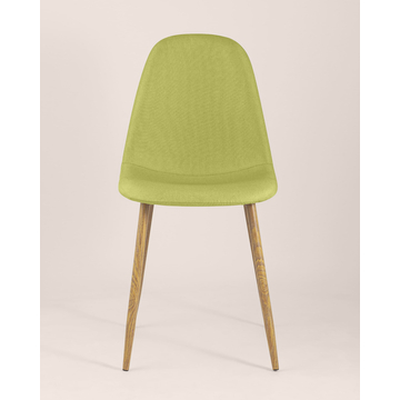 Обеденная группа стол Target 80*80, 4 стула Валенсия желтый