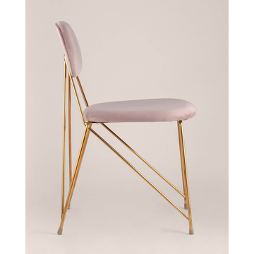 Стул Элис розовый