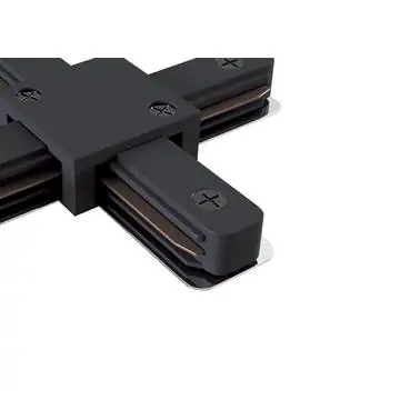 Соединитель X образный для однофазного шинопровода, черный Maytoni TRA001CX-11B Accessories for trac