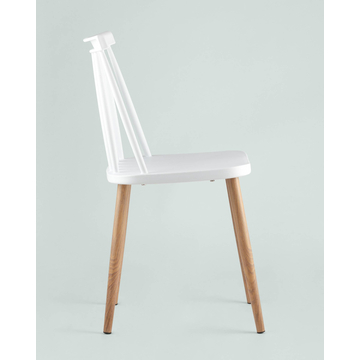 Стул Морган пластиковый белый