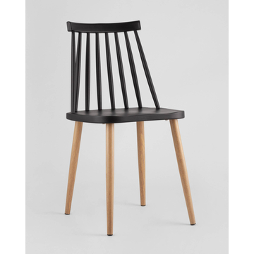 Стул Морган пластиковый черный