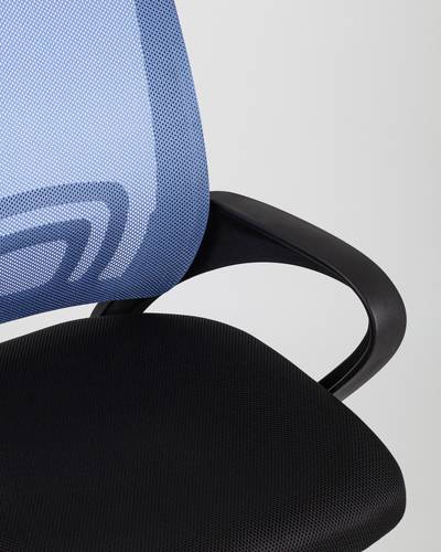 Кресло офисное TopChairs Simple голубое