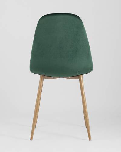 Обеденная группа Освальд, стулья Валенсия велюр темно-зеленый