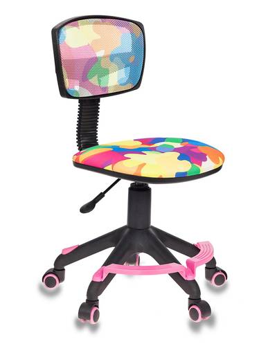 Кресло детское Бюрократ CH-299-F/ABSTRACT подставка для ног спинка сетка абстракция