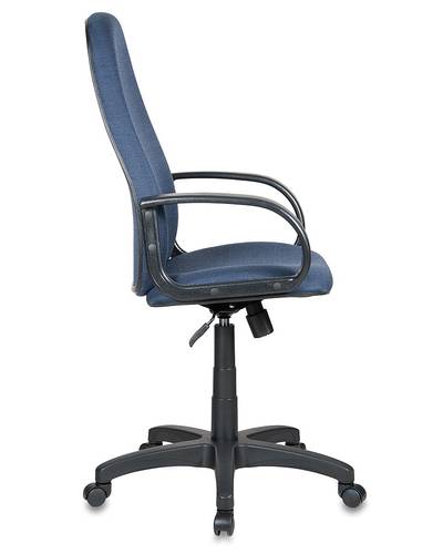Кресло руководителя Бюрократ CH-808AXSN/Bl&Blue черный/синий 12-191