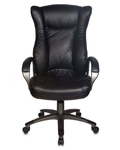Кресло руководителя Бюрократ CH-879DG/Black черный искусственная кожа (пластик темно-серый)