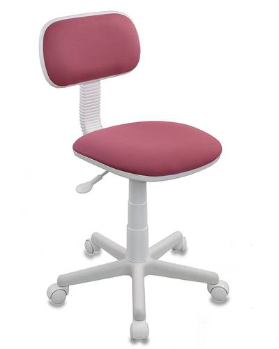 Кресло детское Бюрократ CH-W201NX/26-31 розовый 26-31 (пластик белый)