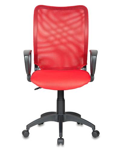 Кресло Бюрократ CH-599/R/TW-97N спинка сетка красный сиденье красный TW-97N