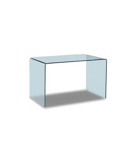Стол письменный Фантом 125*70 стекло прозрачный