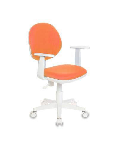 Кресло детское Бюрократ CH-W356AXSN/15-75 оранжевый 15-75 колеса белый (пластик белый)