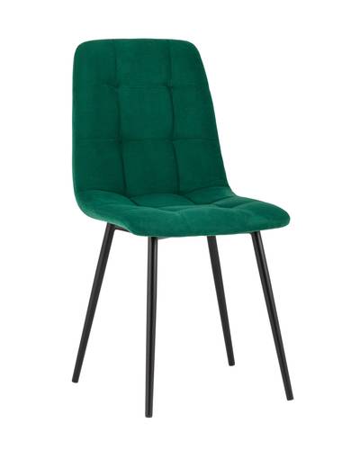 Темно зеленый стул на ив