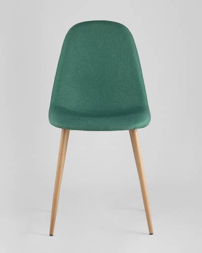 Обеденная группа стол Стокгольм 160-220*90, 6 стульев Валенсия зеленые