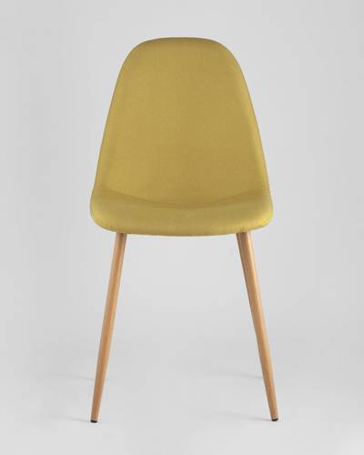 Обеденная группа стол Стокгольм 160-220*90, 6 стульев Валенсия желтые