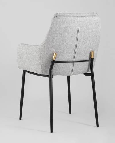 Кресло Саманта рогожка светло-серый