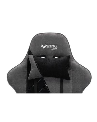 Кресло игровое Бюрократ VIKING X серый/черный