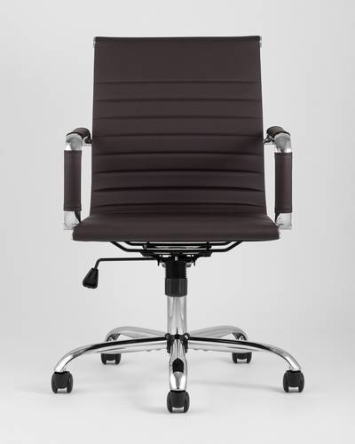 Кресло офисное TopChairs City S коричневое