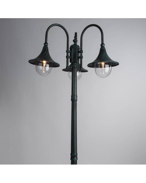 Уличный светильник Arte Lamp A1086PA-3BG Malaga