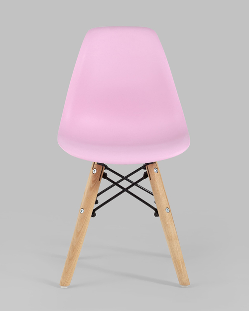 Комплект детский стол Eames DSW, 1 розовый стул